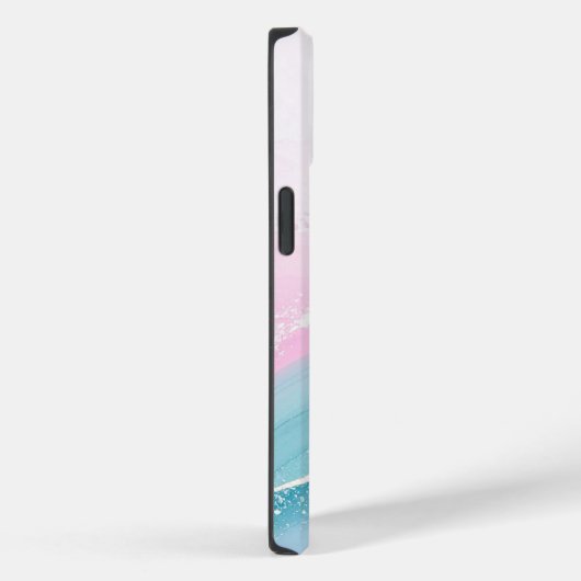 Coques Case-Mate iPhone Modern Stone Dusty Blue Marble (Verso / Droite)