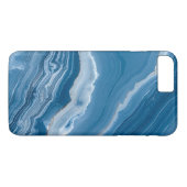 Coques Case-Mate iPhone Modern Stone Dusty Blue Marble (Dos (Horizontal))