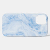 Coques Case-Mate iPhone Modern Stone Dusty Blue Marble (Verso (horizontal))