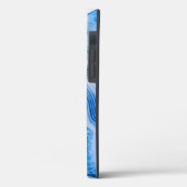 Coques Case-Mate iPhone Modern Stone Dusty Blue Marble (Verso / Gauche)