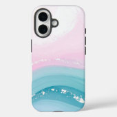 Coques Case-Mate iPhone Modern Stone Dusty Blue Marble (Verso)