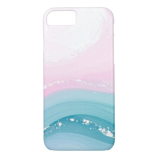 Coques Case-Mate iPhone Modern Stone Dusty Blue Marble (Dos)