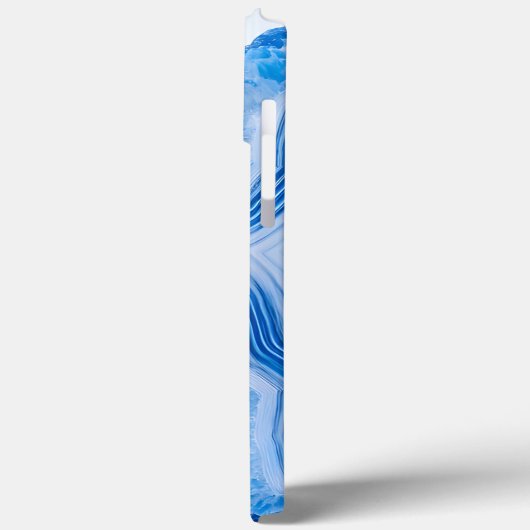 Coques Case-Mate iPhone Modern Stone Dusty Blue Marble (Verso / Gauche)