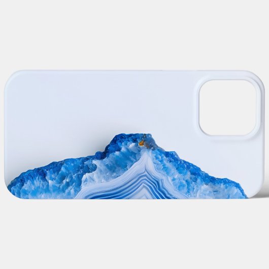 Coques Case-Mate iPhone Modern Stone Dusty Blue Marble (Verso (horizontal))
