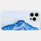 Coques Case-Mate iPhone Modern Stone Dusty Blue Marble (Verso (horizontal))