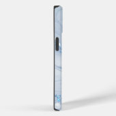 Coques Case-Mate iPhone Modern Stone Dusty Blue Marble (Verso / Droite)