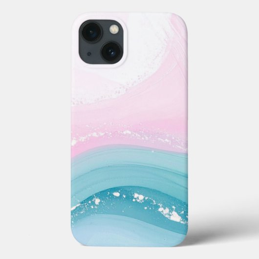 Coques Case-Mate iPhone Modern Stone Dusty Blue Marble (Verso)