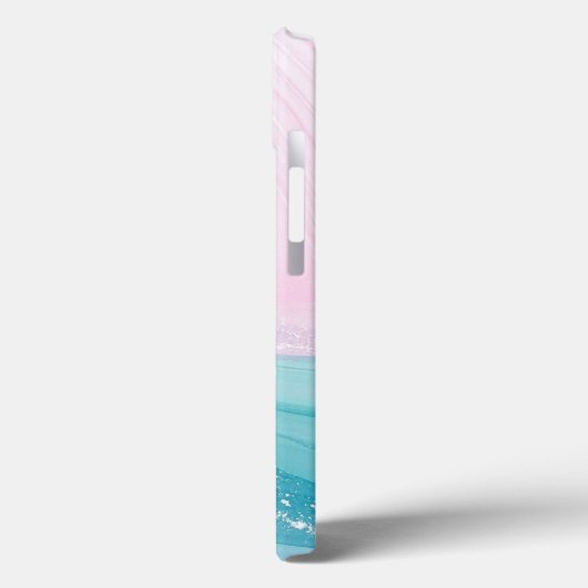 Coques Case-Mate iPhone Modern Stone Dusty Blue Marble (Verso / Gauche)