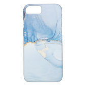 Coques Case-Mate iPhone Modern Stone Dusty Blue Marble (Dos)