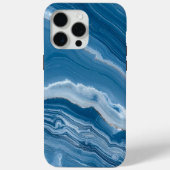 Coques Case-Mate iPhone Modern Stone Dusty Blue Marble (Verso)