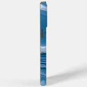 Coques Case-Mate iPhone Modern Stone Dusty Blue Marble (Verso / Droite)