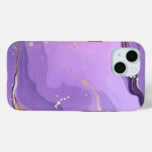 Coques Case-Mate iPhone Modern Stone Dusty Blue Marble (Verso (horizontal))