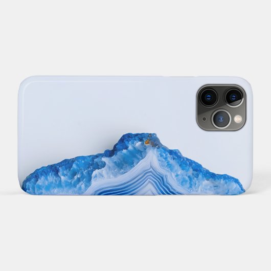Coques Case-Mate iPhone Modern Stone Dusty Blue Marble (Dos (Horizontal))