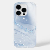 Coques Case-Mate iPhone Modern Stone Dusty Blue Marble (Verso)