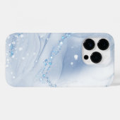 Coques Case-Mate iPhone Modern Stone Dusty Blue Marble (Verso (horizontal))