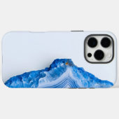 Coques Case-Mate iPhone Modern Stone Dusty Blue Marble (Verso (horizontal))