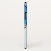 Coques Case-Mate iPhone Modern Stone Dusty Blue Marble (Dos/Droite)