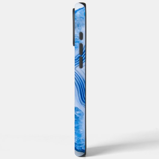 Coques Case-Mate iPhone Modern Stone Dusty Blue Marble (Verso / Gauche)