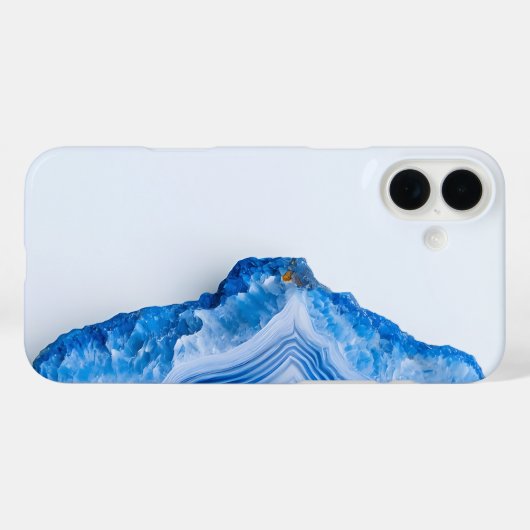 Coques Case-Mate iPhone Modern Stone Dusty Blue Marble (Verso (horizontal))