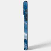 Coques Case-Mate iPhone Modern Stone Dusty Blue Marble (Verso / Gauche)