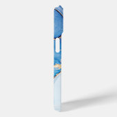 Coques Case-Mate iPhone Modern Stone Dusty Blue Marble (Verso / Droite)