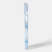 Coques Case-Mate iPhone Modern Stone Dusty Blue Marble (Verso / Gauche)