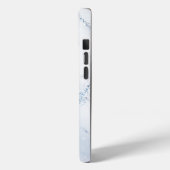 Coques Case-Mate iPhone Modern Stone Dusty Blue Marble (Verso / Gauche)