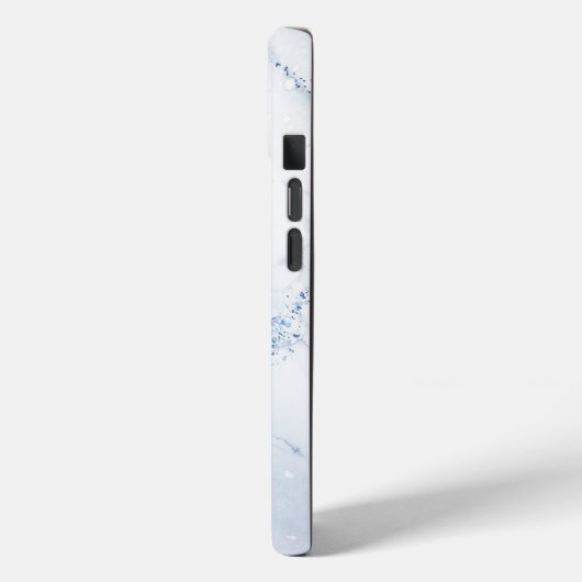 Coques Case-Mate iPhone Modern Stone Dusty Blue Marble (Verso / Gauche)