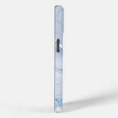 Coques Case-Mate iPhone Modern Stone Dusty Blue Marble (Verso / Droite)