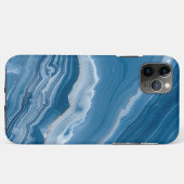 Coques Case-Mate iPhone Modern Stone Dusty Blue Marble (Dos (Horizontal))