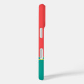 Coques Case-Mate iPhone Modern Summer Coral Aquamarine Monogram (Verso / Droite)