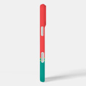 Coques Case-Mate iPhone Modern Summer Coral Aquamarine Monogram (Verso / Droite)