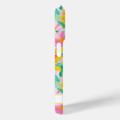 Coques Case-Mate iPhone Modern Sunflower Painting Monogrammed (Verso / Droite)