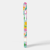 Coques Case-Mate iPhone Modern Sunflower Painting Monogrammed (Verso / Gauche)