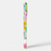 Coques Case-Mate iPhone Modern Sunflower Painting Monogrammed (Verso / Droite)