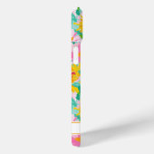 Coques Case-Mate iPhone Modern Sunflower Painting Monogrammed (Verso / Droite)