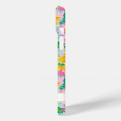 Coques Case-Mate iPhone Modern Sunflower Painting Monogrammed (Verso / Gauche)