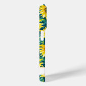 Coques Case-Mate iPhone Modern Sunflowers Monogrammed (Verso / Droite)