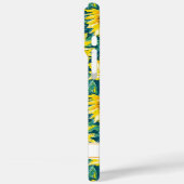 Coques Case-Mate iPhone Modern Sunflowers Monogrammed (Verso / Gauche)
