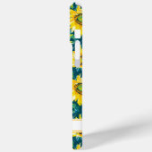 Coques Case-Mate iPhone Modern Sunflowers Monogrammed Case-Mate iPhone Ca (Verso / Gauche)