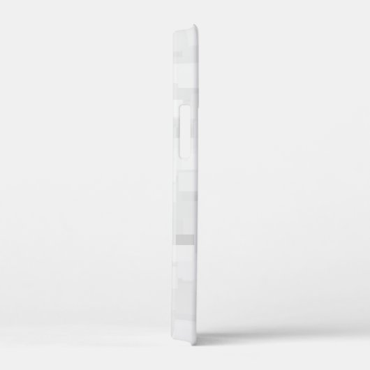 Coques Case-Mate iPhone Modern White Square Pattern (Verso / Droite)