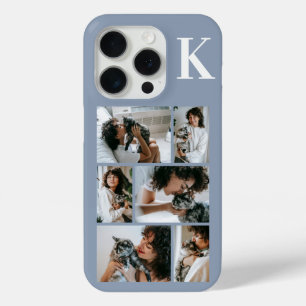 Coque iPhone 15 Pro Moderne 6 Photo Dusty Blue