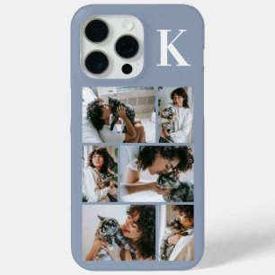 Coque iPhone 15 Pro Max Moderne 6 Photo Dusty Blue