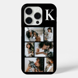 Coque iPhone 15 Pro Moderne 6 Photo Noir