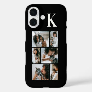 Coques iPhone 16 Moderne 6 Photo Noir pour Animaux de Compagnie