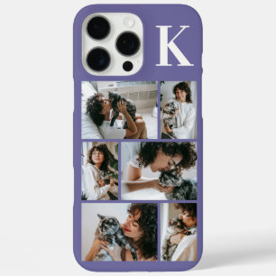 Coques iPhone 16 Pro Max Moderne 6 Photo Violet pour Animaux de Compagnie