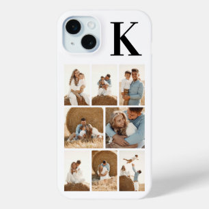 Coque iPhone 15 Mini Moderne 8 Photo Blanc