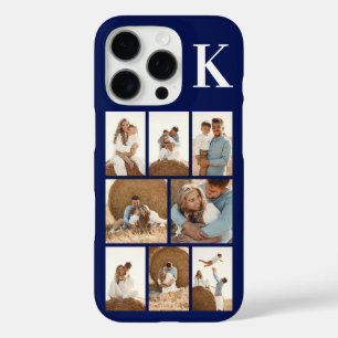Coques iPhone 16 Pro Moderne 8 Photo Bleu Marine