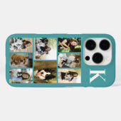 Coques Case-Mate iPhone Moderne 8 Photo de Chien Sarcelle (Verso (horizontal))
