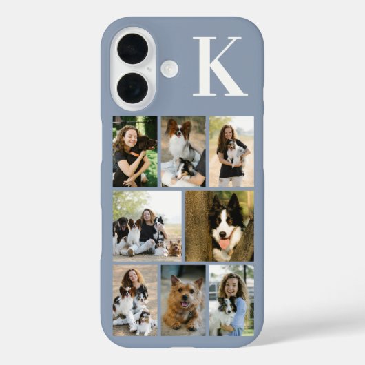 Coques Case-Mate iPhone Moderne 8 Photo Dusty Blue (Verso)
